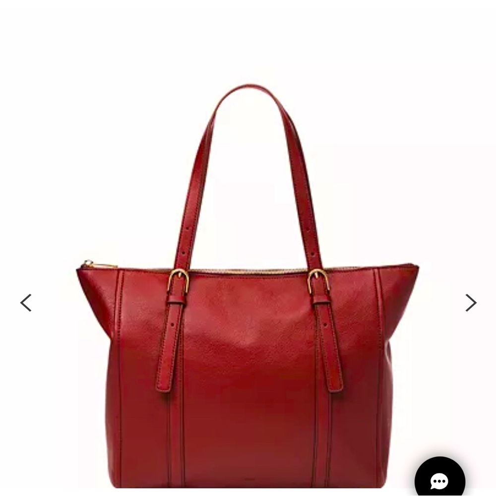 Fossil Carlie leather tote NWT!